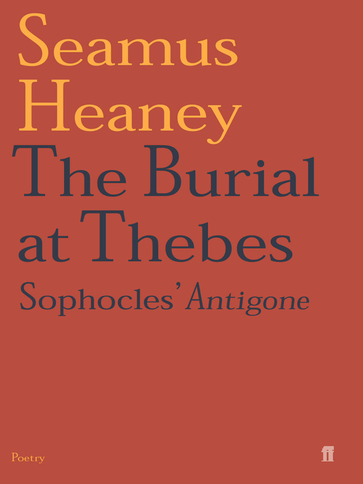 Cover image for The Burial at Thebes